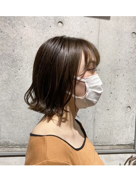 シェリ ヘアーアンドメイク(Cherie hair＆make) 外ハネのデザインボブ