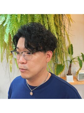 アクセヘアー 町田(acce hair) メンズ2ブロックスパイラルパーマ