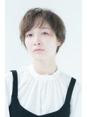 透明感カラーのニュアンスショート
