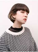 似合わせカットイメチェンワイドバングインナーカラーボブ