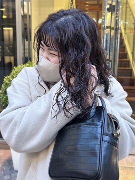 ビュートリアム 梅田(BEAUTRIUM) ミディアム/パーマ女子/オン眉/濡れ感パーマ/大阪/茶屋町/梅田