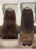 【Before→After】髪質改善トリートメント/リンゴ幹細胞