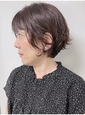 【morio原宿】ゆるふわショートボブパーマ　ワンカールパーマ
