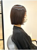 切りっぱなしボブ