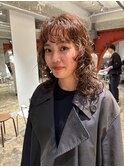 ロングレイヤー パーマ
