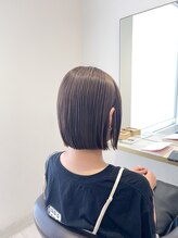 アルカディア(Arcadia) 【サトウのボブ】ナチュラルハイライトx切りっぱなしボブ