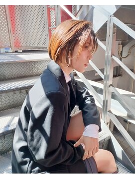 パープル(purple) ミニボブショート