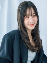 フレイムス ヘアアンドリラックス 東川口店(Frames hair&relax) ダークカラー透明感ロング