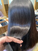 アノネ 熊の前店(anone)&nbsp;髪が硬くてパサッとする髪を髪質改善