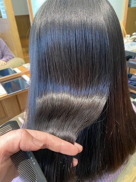 アノネ 熊の前店(anone) 髪が硬くてパサッとする髪を髪質改善