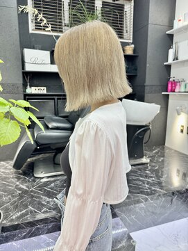 チュダック(ChuDuck) 韓国風《ミルクティー》ハイトーン/ケアブリーチ/ダブルカラー