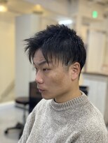 ソイクフ(SOY KUFU)&nbsp;20代30代40代◎流行りの韓国マッシュショートブルーブラック
