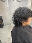 メンズパーマ_スパイラルパーマ_ウルフ_巣鴨