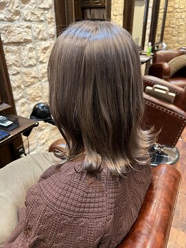 シャル 町田(shalu) ブリーチなし/透明感ブラウン