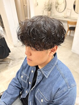 フォト 新宿(foto) メンズ無造作パーマ/韓流マッシュ/スペインカール