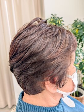 マイ スタイル 戸塚駅前店(My j Style) 60代50代◎大人ナチュラルレイヤーショートボブ
