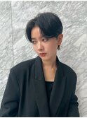 ハンサムショート/センターパート