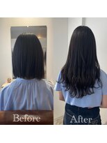 アンス 大阪梅田(ANs.)&nbsp;20代30代40代大人可愛いハイトーンエクステ立体感小顔