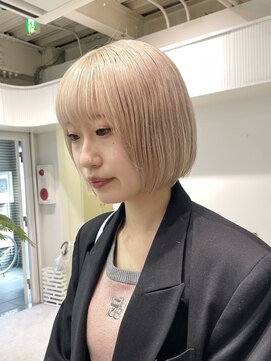 ミーム 原宿 表参道(meme) ◎ブロンドハイトーンカラーデザインカラーアンブレラカラー金髪