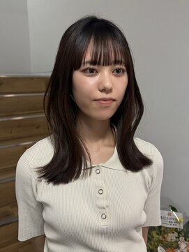 ヨーク(YOKE) 【YOKE】くびれボブロブミディアムレイヤー前髪顔周りカット