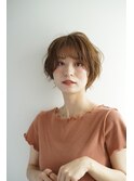 くびれショート/マロンベージュ