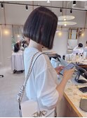 前下がりボブ
