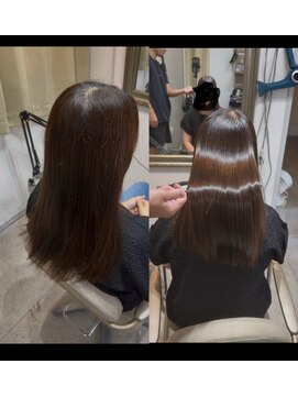 ボクノ 4号店(bokuno) ロングの髪質改善矯正