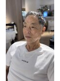 海外ショート50代メンズカット刈り上げ