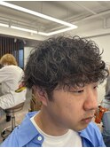 波巻き/マッシュ/メンズパーマ