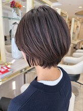 アッシュ 仙川店(Ash) 30代40代50代60代大人ショートボブ髪質改善ひし形丸みショート