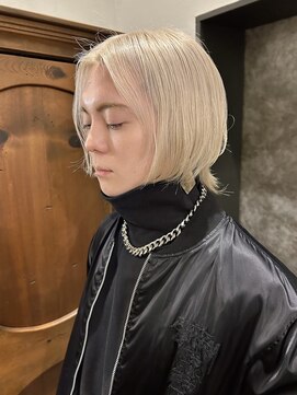 エクテ(ecouter) シャンパンベージュシャギーウルフメンズアンニュイウルフ