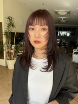 トリッカ シブヤ(TRICCA SHIBUYA)&nbsp;くびれミディ/レイヤーカット/前髪カット/髪質改善