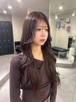 ベレーザ 渋谷(BELEZA)&nbsp;透明感ブリーチなしダブルカラー/レイヤー/ブラウン