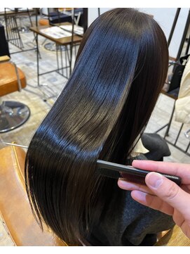 セットアップ 倉敷美和店(SET-UP) 髪質改善暗染め透明感カラートリートメント韓国