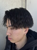 スウェル 稲毛店(Swell)&nbsp;MEN’S HAIR/サーフカール/刈り上げセンターパート/稲毛