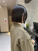 サンド 池袋 2nd(sand)&nbsp;切りっぱなしボブ/地毛風縮毛矯正/縮毛矯正