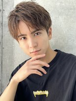 アーリー(Ali'i)&nbsp;ツイストスパイラルパーマハーフアップバングセンターパート