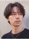 原宿ルーズパーマ無造作パーマラウンドマッシュウルフ刈り上げ