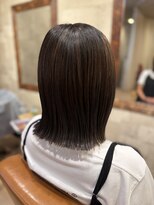 ヘアサロン アプリ(hair salon APPLI) 大人艶感☆ナチュラル切りっぱなしボブ◎