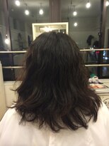 カタチヘアー(HAIR) ねお。。。hippieのミディアムのかたち