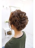 クラシカルカールアップ　ヘアセット