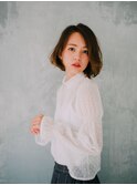 かわいいボブスタイル