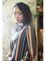 トヌコア ルア 下北沢店(TONUKOA RUA)&nbsp;【TonukoaRua】ミディアムの掻き上げバング