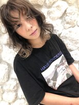 モアナ バイ ヘッドライト 沖縄豊見城店(Moana by HEADLIGHT)&nbsp;長めバング☆デジタルパーマ