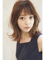エマ(emma)&nbsp;小顔＋着やせヘア！イルミナカラーことりベージュ毛先パーマ