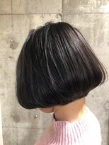 ヘアーアンドメイク ファット(Hair&Make PHAT) 黒髪暗髪大人可愛いミニボブ20代30代40代