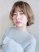 アルバム 渋谷パルコ(ALBUM)&nbsp;外ハネミニウルフ_ウェーブパーマフォギーベージュ耳かけ_47067