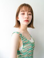 ジェム(GEM) ぷつっとボブ/まろベージュ