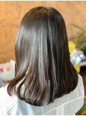 大人かわいい☆透明感うるツヤのモテ髪に♪愛されストレート