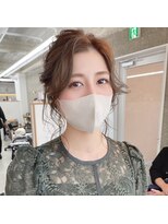 メルシー 福岡天神店(Merci) 【Merci☆Nana】ゆるふわ☆シニヨンヘアセット♪